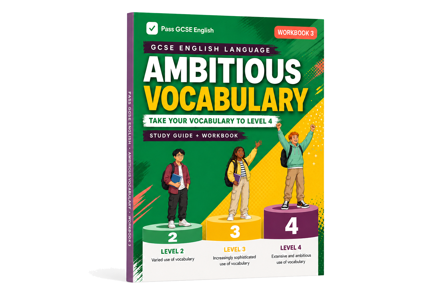 Ambitious Vocabulary for Level 4 Workbook 3 — front cover