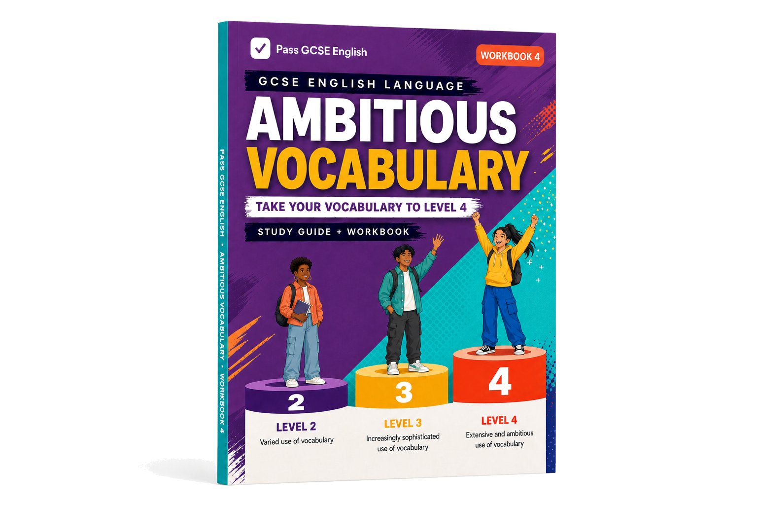 Ambitious Vocabulary for Level 4 Workbook 4 — front cover