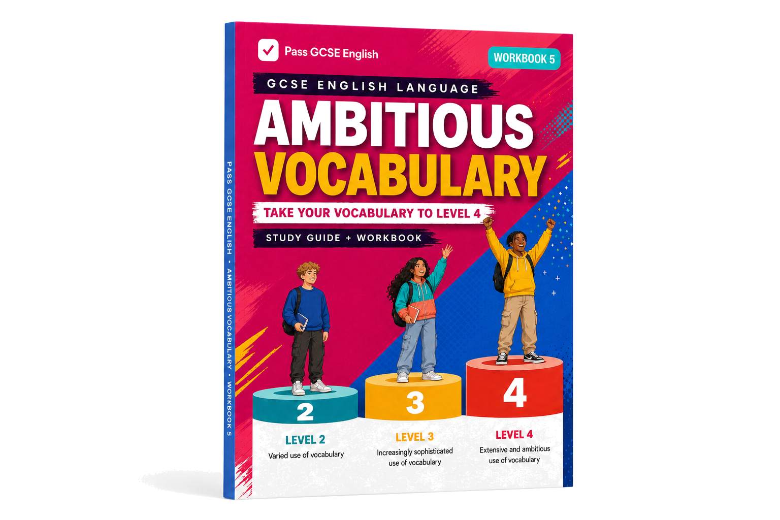 Ambitious Vocabulary for Level 4 Workbook 5 — front cover
