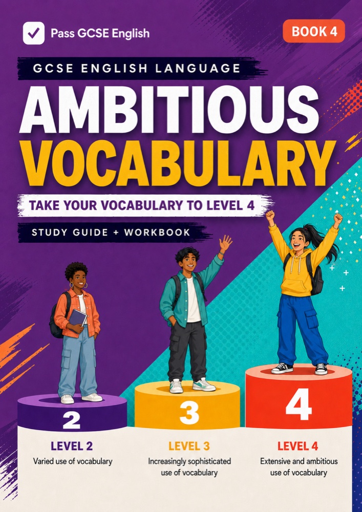 Ambitious Vocabulary Book 4 workbook cover