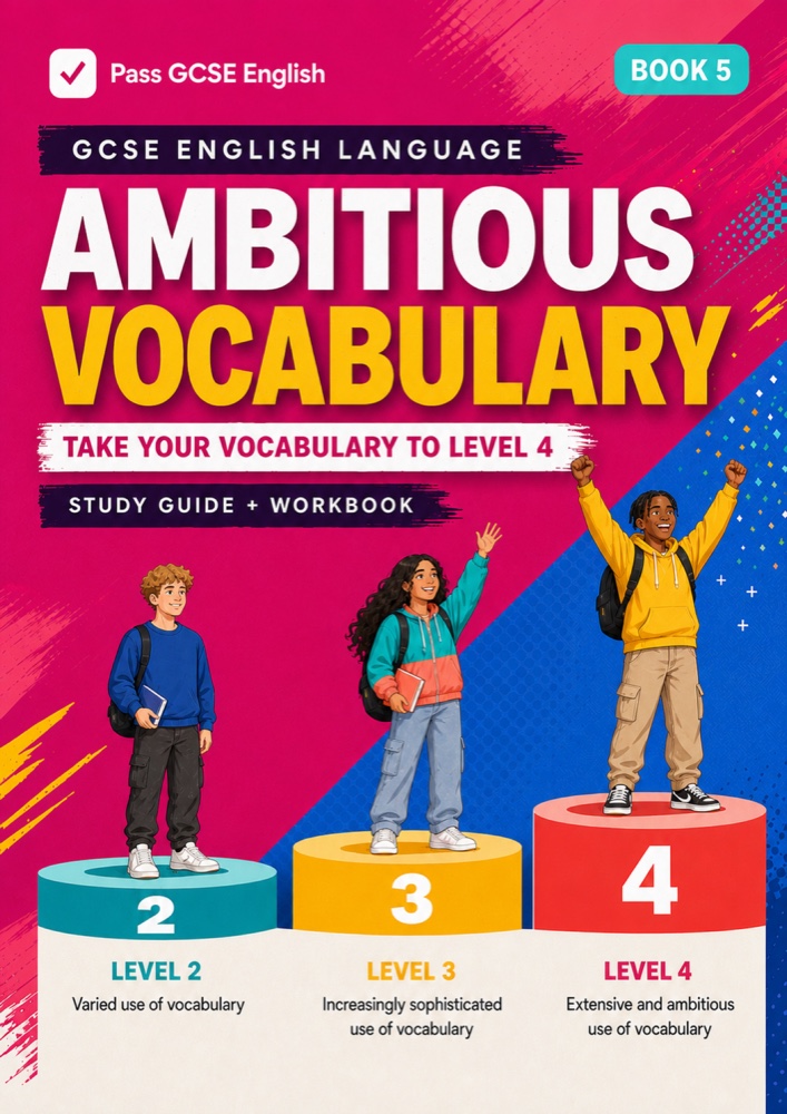 Ambitious Vocabulary Book 5 workbook cover